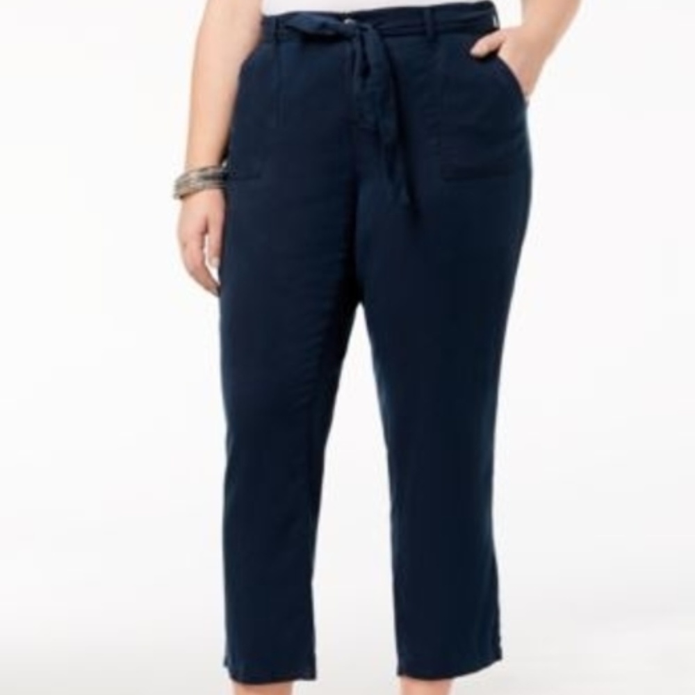 Style & Co Straight-Leg Pants Mid Rise Comfort